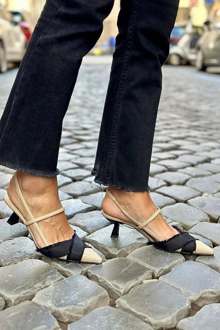 Jadwiga | Eleganckie Szpilki Slingback