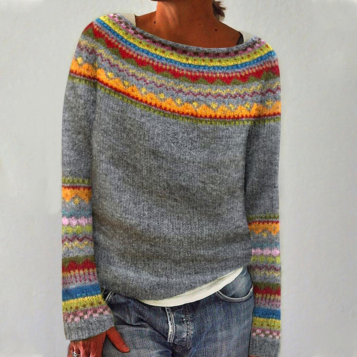 Emily™ - Przytulny Retro Sweter