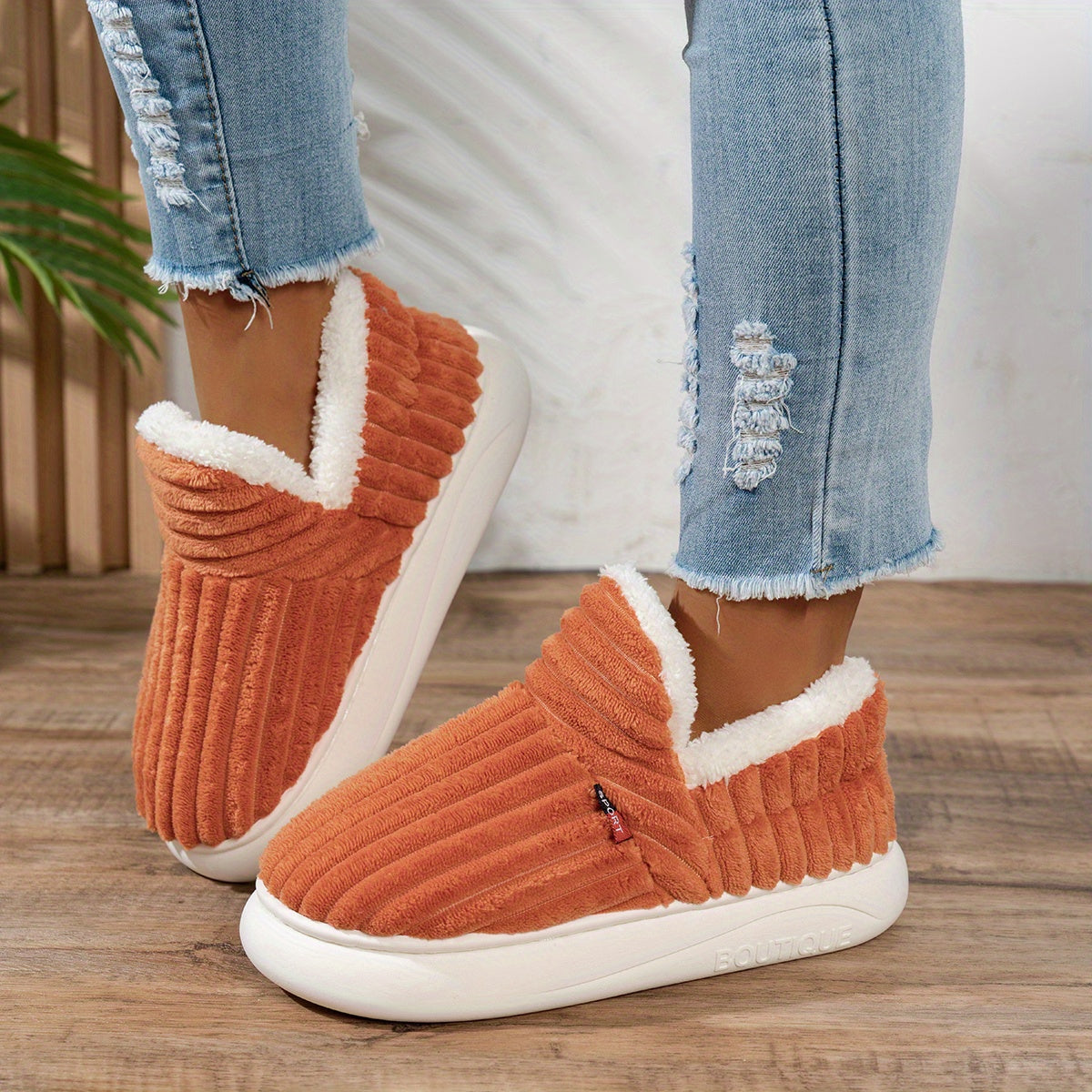 Klaudia | Aksamitne kapcie