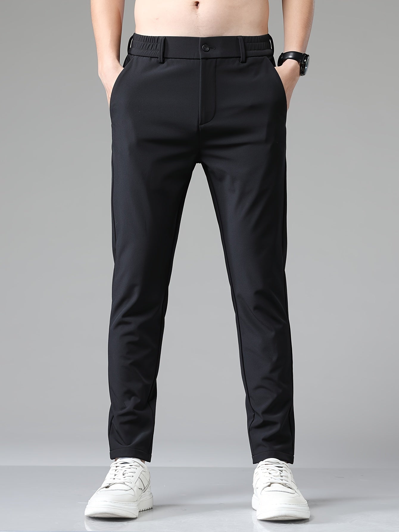 Burak | Spodnie Slim Business
