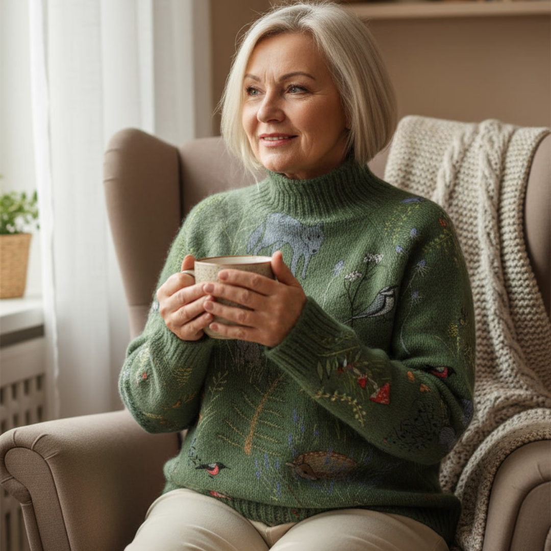 Marita | Ciepły sweter z golfem