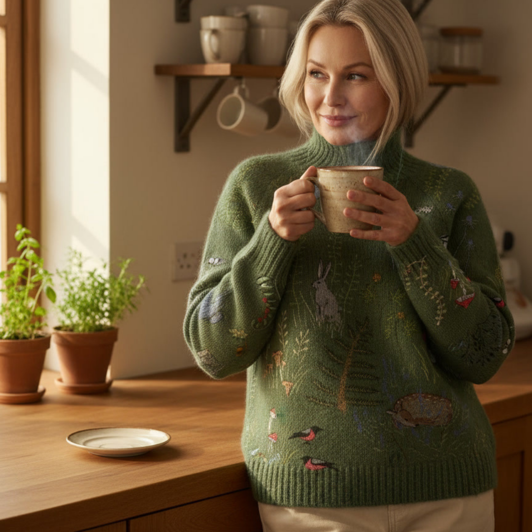 Marita | Ciepły sweter z golfem