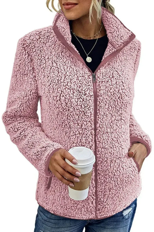 Sofia | Elegancka kurtka polarowa w stylu casual