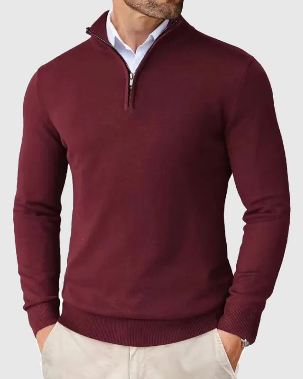 Piotr | Sweter Zip