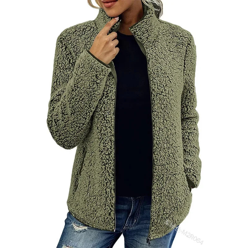 Sofia | Elegancka kurtka polarowa w stylu casual