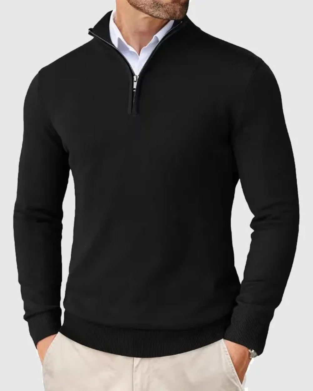 Piotr | Sweter Zip