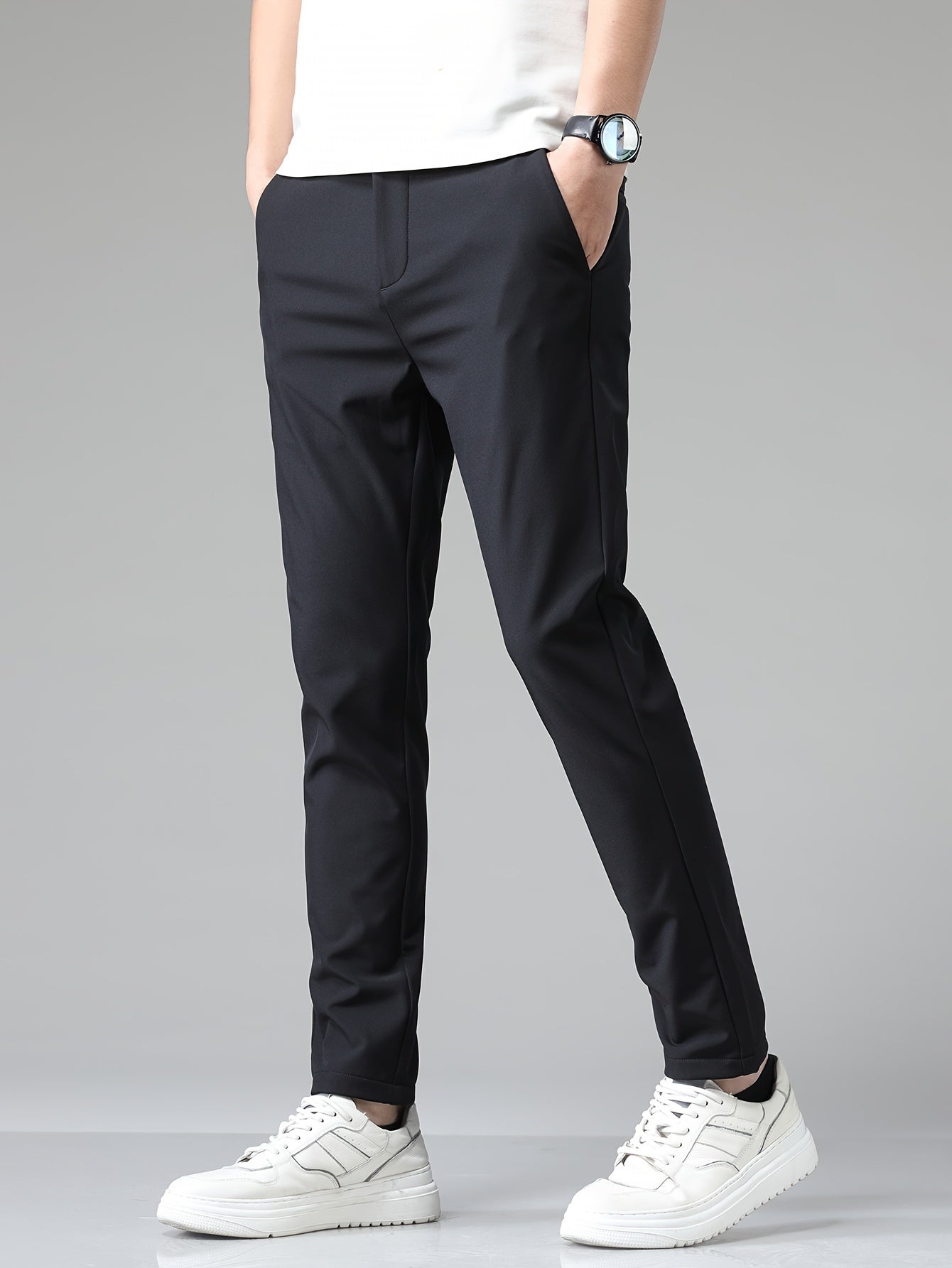 Burak | Spodnie Slim Business