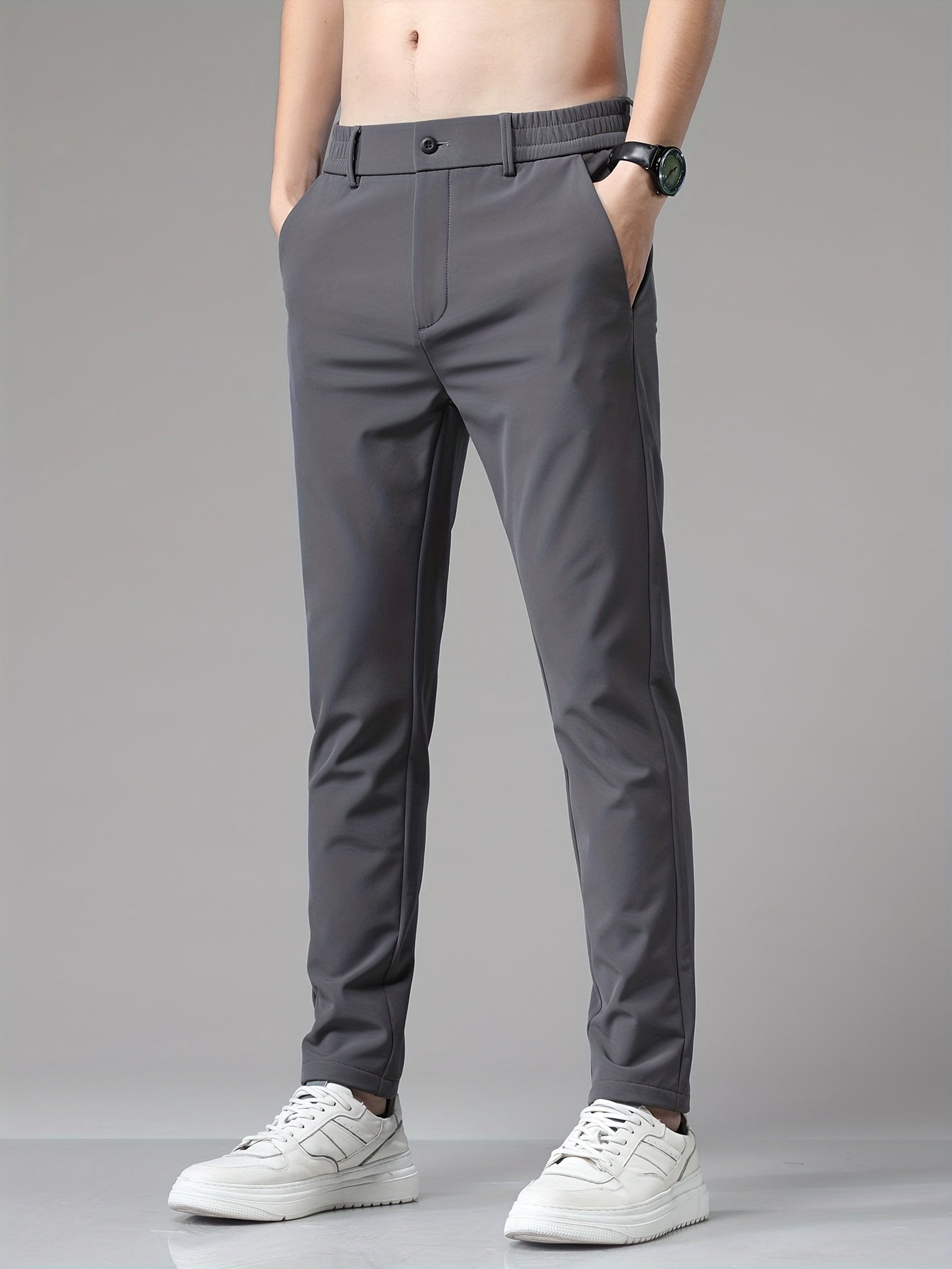 Burak | Spodnie Slim Business