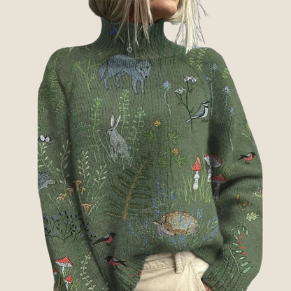 Marita | Ciepły sweter z golfem