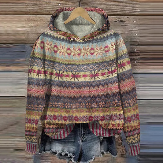 Lina™ - Przytulny etniczny sweter