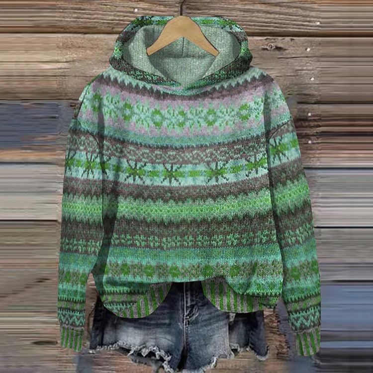 Lina™ - Przytulny etniczny sweter