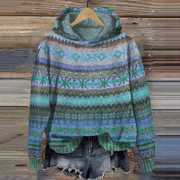 Lina™ - Przytulny etniczny sweter