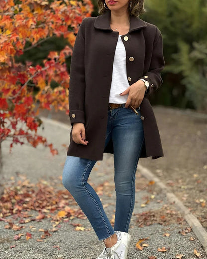 Natalia | Klasyczny oversize płaszcz