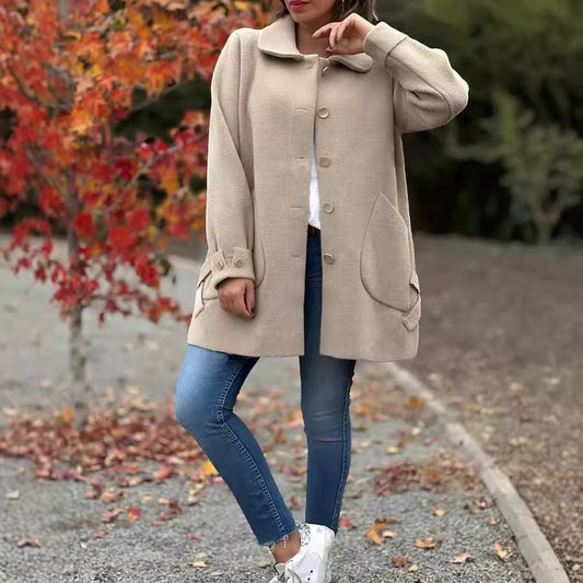 Natalia | Klasyczny oversize płaszcz