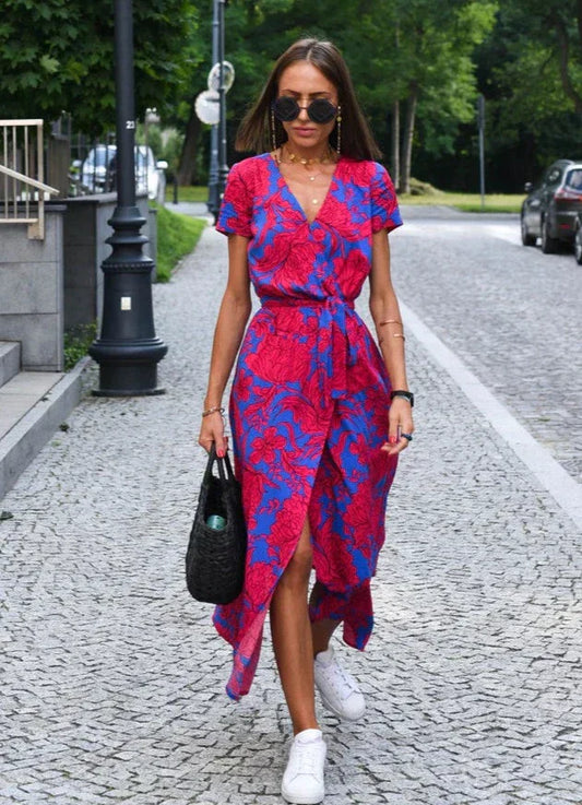 Oksana - Elegancka Sukienka Letnia Damska