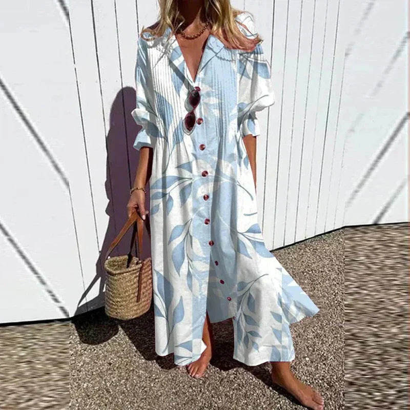 Augustyna - Komfortowa sukienka w stylu boho dla kobiet