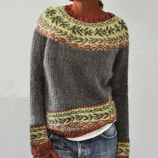 Lara™ - Przytulny Retro Sweter