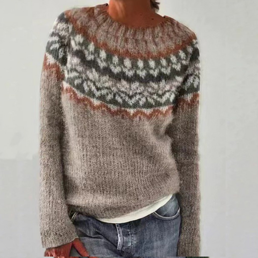 Chloe™ - Przytulny Retro Sweter