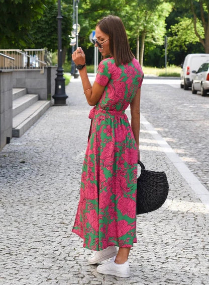 Oksana - Elegancka Sukienka Letnia Damska