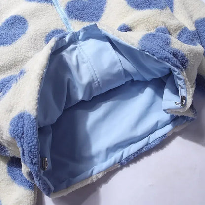 Katharina | Odwracalna kurtka z motywem serca