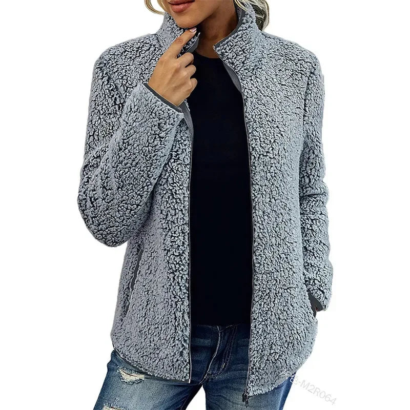 Sofia | Elegancka kurtka polarowa w stylu casual