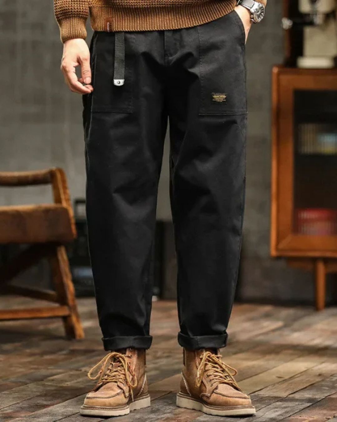 KAMIL | Spodnie Cargo