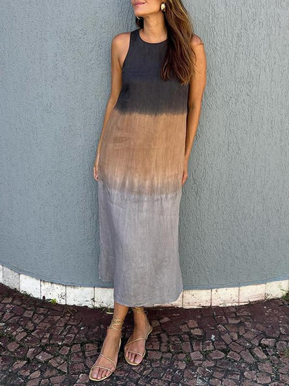Monik- Tie-Dye Sukienka Damska na Lato dla Kobiet